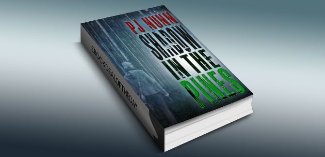 a romantic suspense kindle book Shadow in the Pines by PJ Nunn