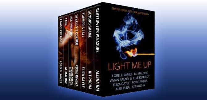 contemporary romance boxed set Light Me Up (Seven Steamy Series Starters)