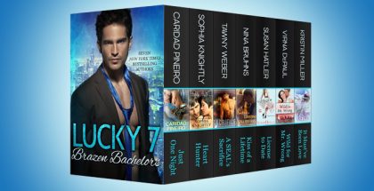 romance boxed set "Lucky 7 Brazen Bachelors Contemporary Romance Boxed Set" by Multiple Authors