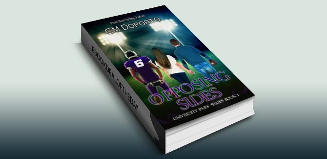 ew adult college sports romance ebook Opposing Sides: Book 1 (University Park Series) by CM Doporto