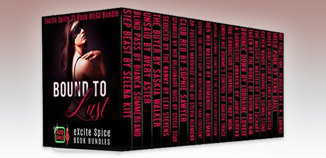 BDSM romance box set Bound to Lust: 21 Book MEGA Bundle (Excite Spice Boxed Sets) by Selena Kitt + More