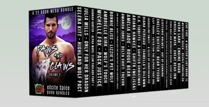 paranormal romance box set "Paws and Claws: 22 Book Shifter Romance Bundle" by Selena Kitt + More