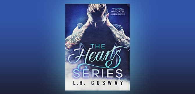 contemporary romance boxed set The Hearts Series: Books 1-4 by L.H. Cosway.
