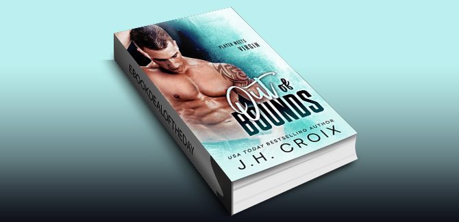 romance kindle book Out Of Bounds (Brit Boys Sports Romance Book 3) by J.H. Croix
