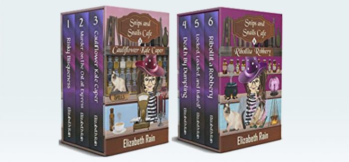 Snips and Snails Mystery Cafe` Book Boxset 1-3 by Elizabeth Rain